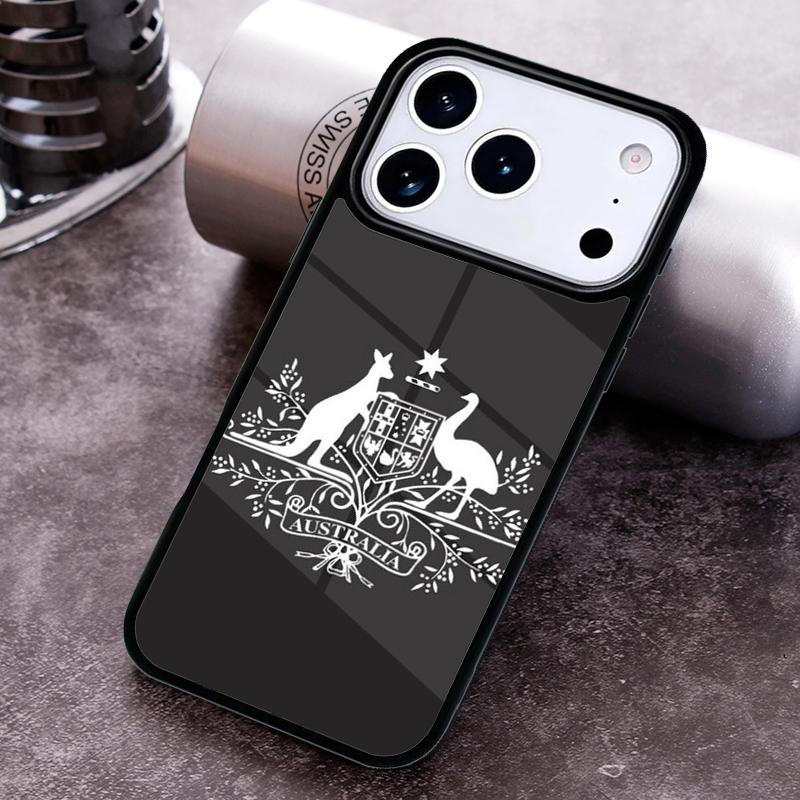 Coat Arms of Australia Phone Case For iPhone 17 16 15 14 13 12 11 Pro Max Plus 17Air Soft Silicone Cover