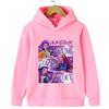 KPop Devil Hunter Cartoon Printed Girl and Boy Hooded Fashion Casual Hoodie