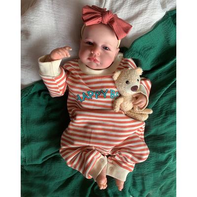 49CM Reborn Baby Doll Cloth Body Simulation Doll Toy Lovely Bebe Toy 3D Painting Skin With Visible Veins Dolls Toys
