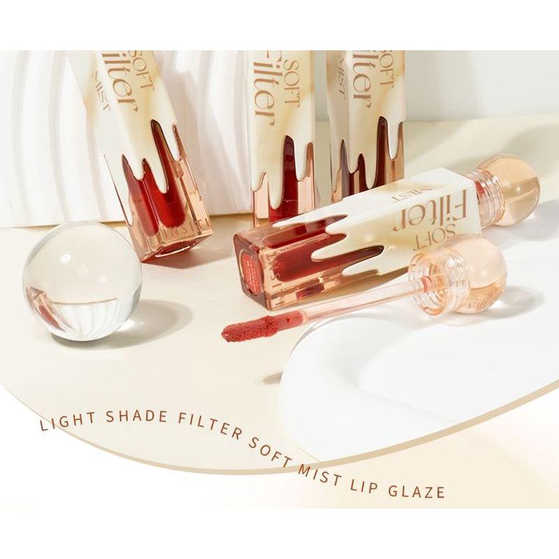 INSITI - Light Shade Filter Soft Mist Lip Glaze - 6 Colors