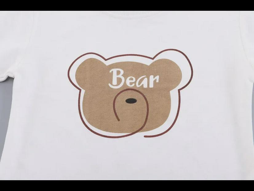 Dreiteiliger Anzug mit Cartoon-Pullover für Jungen: Frühjahr/Herbst 2024 Kollektion für 0-5 Jahre, Langarm