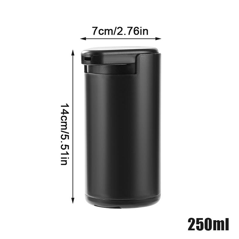 

250/500 мл Бутылка для моющего средства для снятия макияжа Пустой дозатор с помпой-нажимом Пластиковый очиститель для снятия лака с ногтей Портативные инструменты для маникюра 250ml чёрный