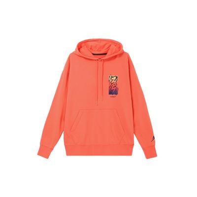 Jordan Zion Sweatshirts Men's Orange Red Hooded Moderate Regular DH0599-635