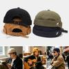 Mode Hip Hop Beanie Street Hat Baumwolle Flugzeug Stickerei Skullcap Verstellbar Einfarbige Krempenlose Docker Cap Outdoor