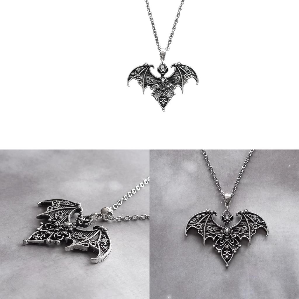 Gothic Vampire Bat Pendant Earrings For Halloween Party Decor Jewelry Gift For Women