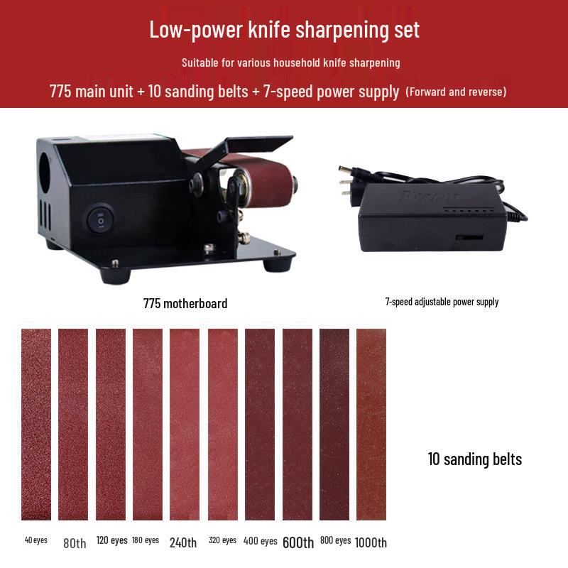 Compact Electric Mini Belt Sander & Sharpener