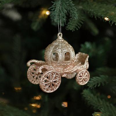 Gold Christmas Hanging Decoration Shimmering Plastic Hanging Pendants Shopwindow Party Supplies Xmas Ornament Ball Christmas