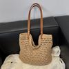 Beautiful Single Shoulder Seaside Vacation Bag Women's Beach Bag Woven Large-capacity New Straw Commuter Tote Bag