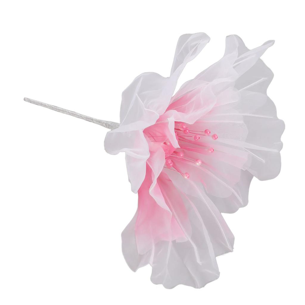 Gauze Flower 19.7in Diameter Soft Bright Colors Light Reusable Handcrafted Organza Flower for