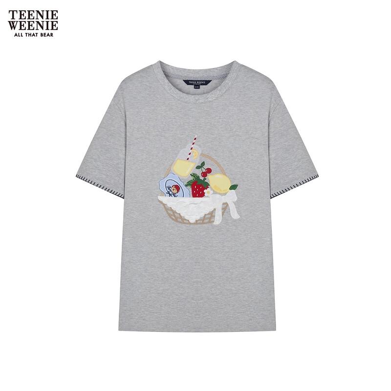 Teenie Weenie Women s Little Bear Letter T-shirt S
