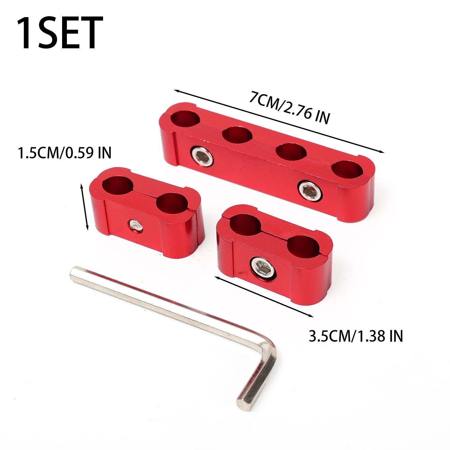 

Car Spark Plug Electrical Wire Clamp Separator Line Ignition Cable Clip Auto Decoration 3pcs for 8MM/9MM/10MM Accesssories красный