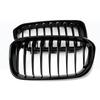Kidney Replacement Front Grill for BMW F20 F21 2015- 118i 120i 125i M140i M Performance Gloss Black Grills