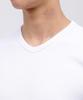 AVIREX DAILY RIB V-NECK TEE 6143501 men's M size 001 white