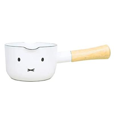 Milk Induction Miffy Face Pan, Single-Handed Pot, Compatible, 12cm,
