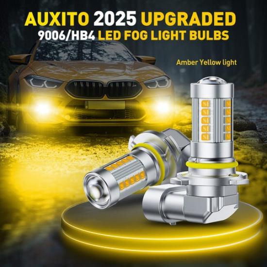 For Lexus LS460 2007 2008-2012 9006 LED Fog Driving Light Golden Yellow Bulbs EV