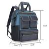 Shoulder Tool Backpack Canvas Electrician Tool Bag Large Capacity Multifunctional Durable Repair Backpack Packaging Tool Bag