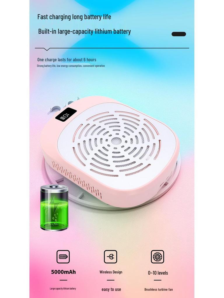 Nail Art Silent High Suction Vacuum Cleaner and Dust Grinder