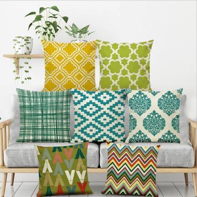 Colourful Geometric Cushion Pillowcase Decorative Geometry Throw Pillow Creative Home Decoration for Sofa Car Seat Cushions