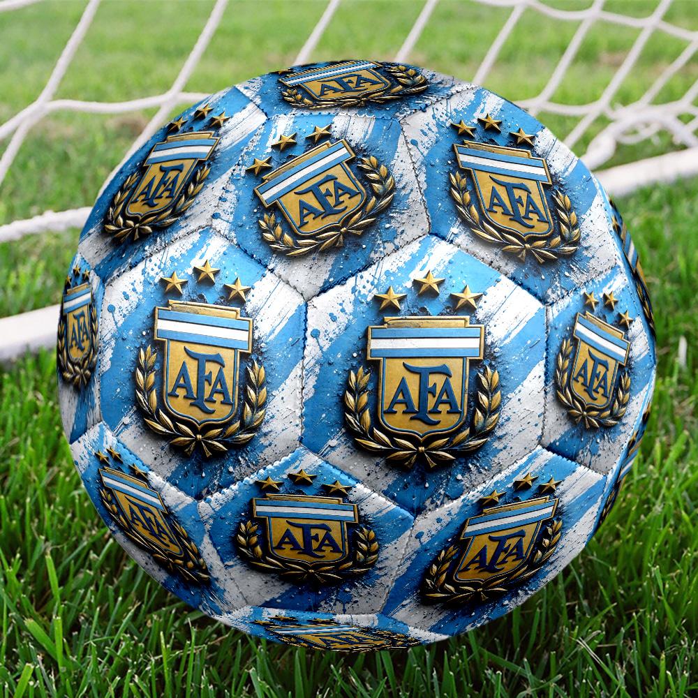1pc Messis Argentina Celebration Size 5 Football Soccer Balls, Competition Sport Football Indoor And Outdoor Training Ball.Q702038