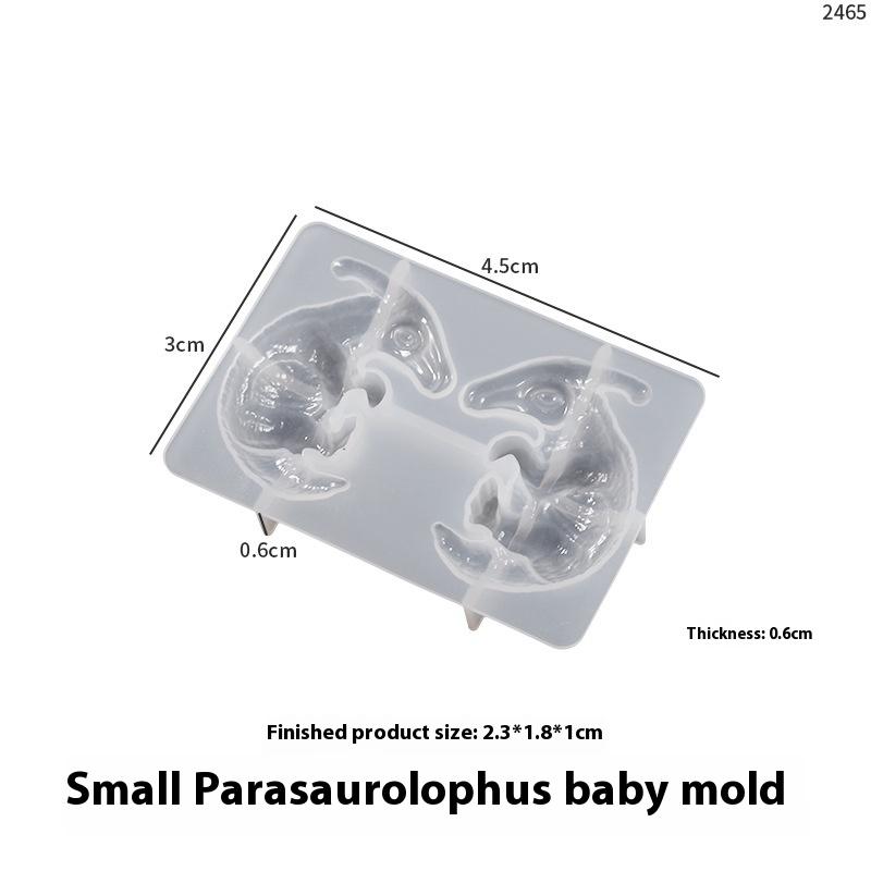 1 Piece DIY Dragon Animal Candle Craft Ornaments 3D Dragon Egg Silicone Resin Mold Home Decoration