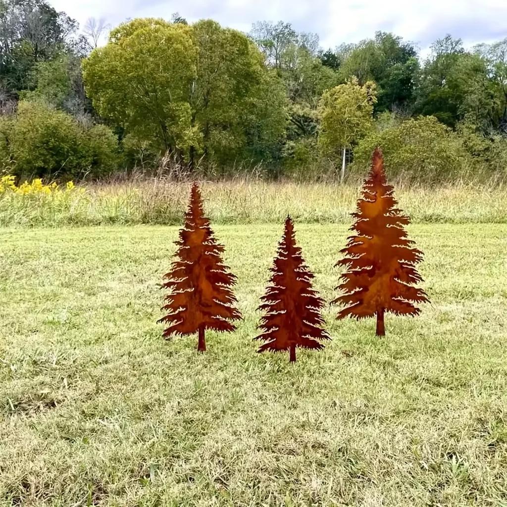Metal Tree Decor Vintage Garden Christmas Ornament