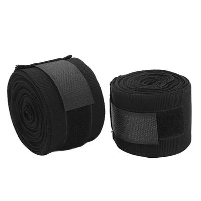 2pcs Boxing Handwraps Cotton 5m Quick Drying Semi Elastic Hook   Design Sports Hand Wraps for Kickboxing Muay Thai
