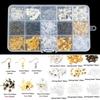 DIY Jewelry Making Kit: Jump Rings, Ear Hooks, Ear Plugs, Lobster Clasps for Earrings & Bracelets