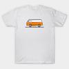 Men Black Print T-shirt Ford Econoline 1960-1967 No-Cut Transfer Paper Print Cotton Tshirt