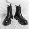 Martin Boots Men's 2025 New Autumn and Winter New Thick-soled Thin Cotton Cigarette Boots Chelsea Short Boots