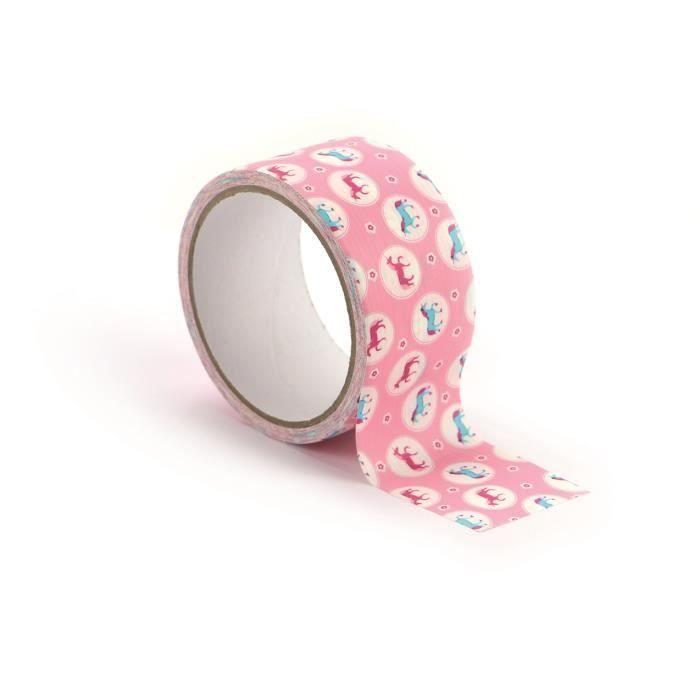 Adhesive Tape - Creative Seed - Queen Tape - Unicorn - 4.8 cm - Pink rosa