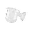 Small   Glass Plant Feeding Cup Fish Red Worm Feeder Cups for Aquarium(S)