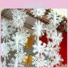 Festive White Snowflake Christmas Tree Ornaments Perfect For Home And Event Decor