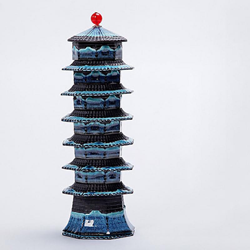 Porcelain Gaiwan Tea Cup Luxury Tower Shape Ceramic Green Puer Kung Fu Tea Service Ceremony Set For Household Home Accessories