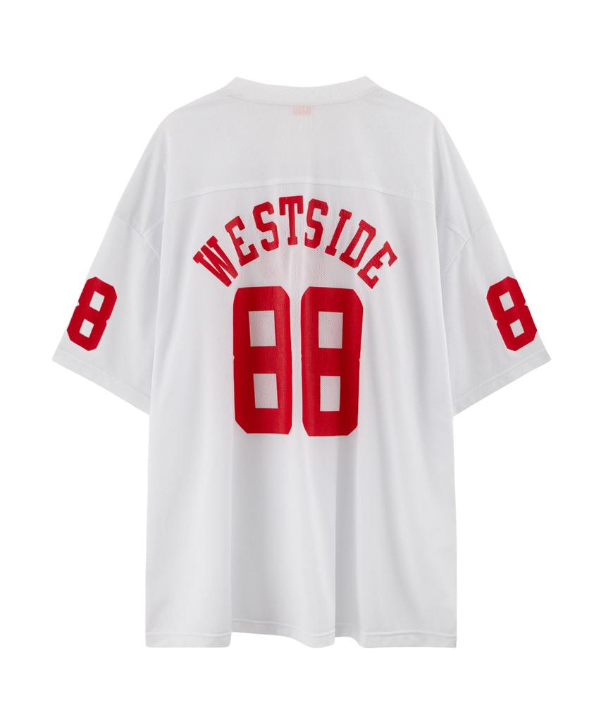TAKEASY Mesh Football Over Jersey (White)