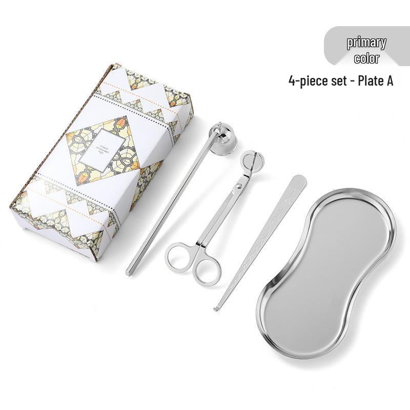 Aromatherapie-Kerzenwerkzeugset aus Edelstahl: Kleiner Löscher & Schere