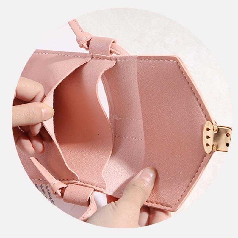 Fashion Touch Screen Women Cell Phone Bag Shoulder Transparent Card Holders Girl Handbag Ladies PU Leather Clutch Wallets Purse