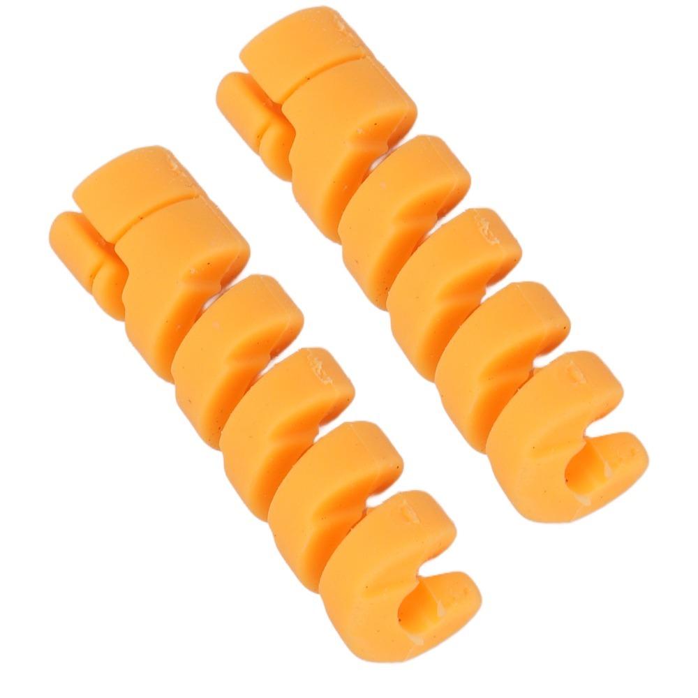 10PCS Spiral Brake Cable Protective Sleeve TPR Bicycle Brake Line Pipe Guard  for 4mm 5mm Wire Tube