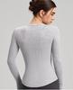 Premium High Elasticity Long Sleeve Yoga Top: Slimming & Stylish for Fitness, Running, and Casual Wear