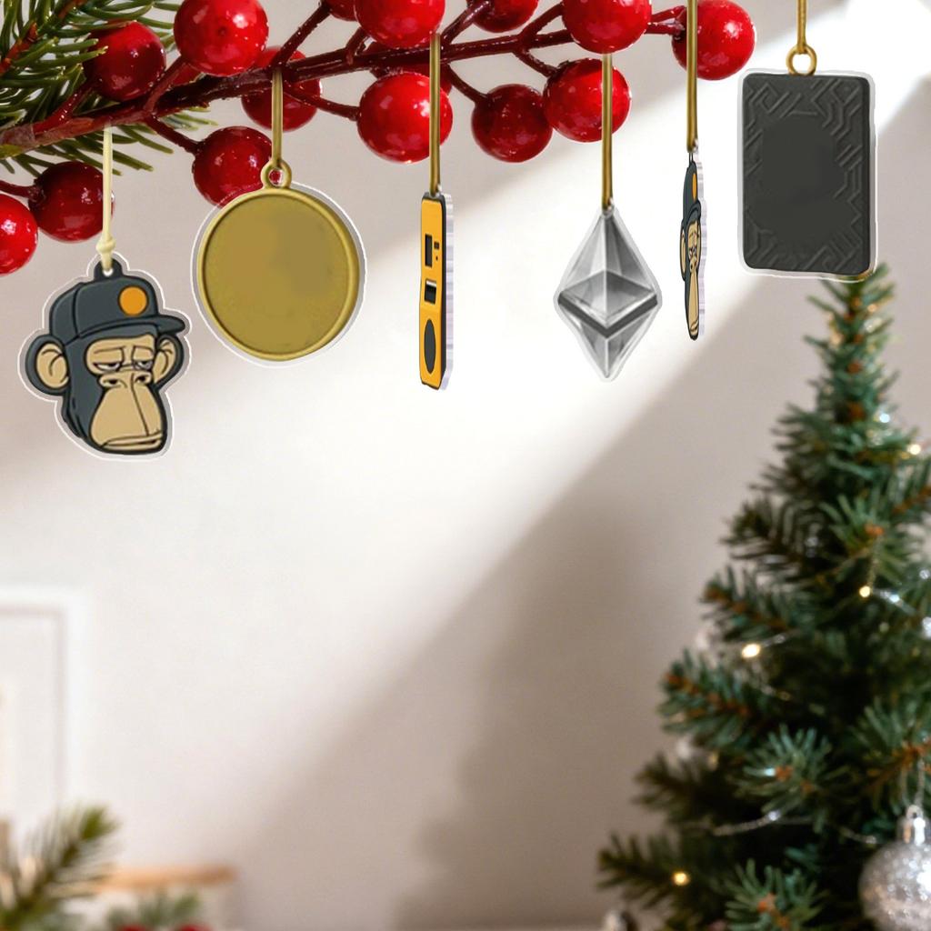 Christmas Advent Calendar 24 Days Christmas Countdown Blind Box Acrylic Hanging Ornaments Gifts décorations de noël 2025