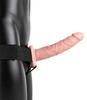 Hollow Vibe RealRock Vibrating Strap-on Dildo 20 X 4.5cm - Real Rock - Harness Dildos