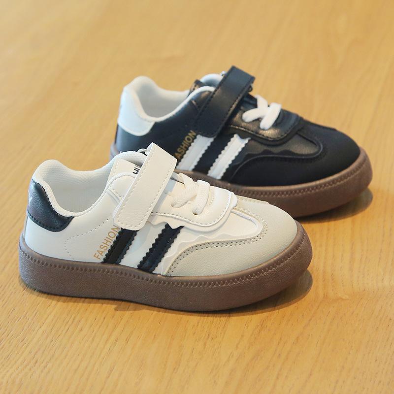 Kids Spring Autumn German Trainer Shoes Boys Girls Soft Sole Forrest Gump Sneakers Casual White Board Shoes Baby Breathable Running Shoes