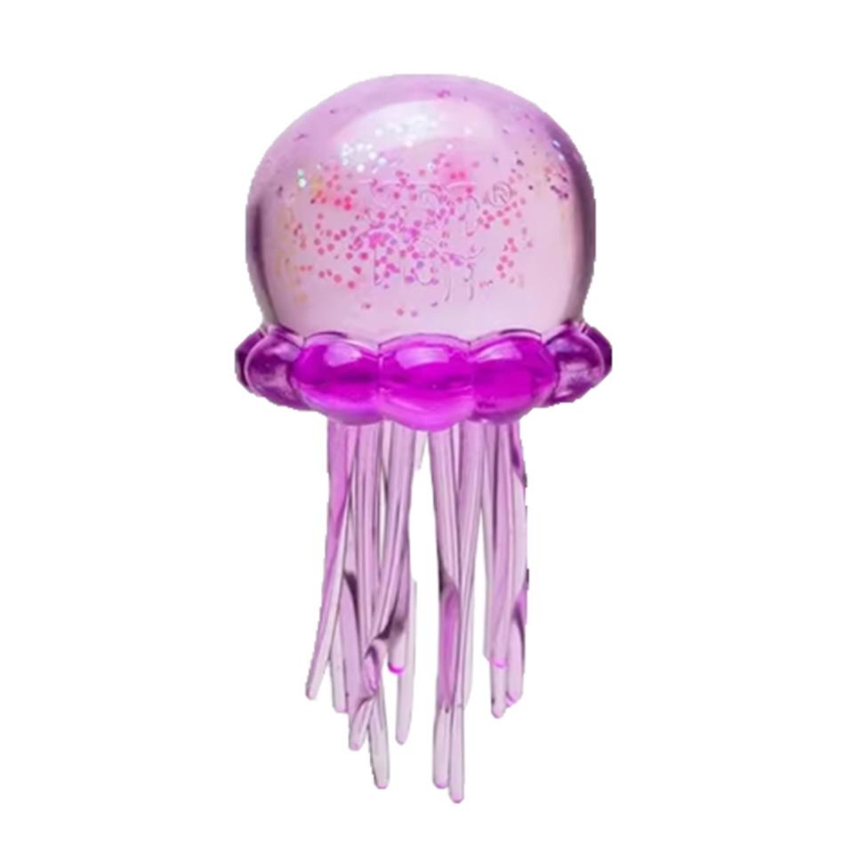 Safe & Odorless Jellyfish Squishy Toy, Soft Transparent Squeeze Fidget Toy, Stress Relief Sensory Toys For Kids Adults Gifts