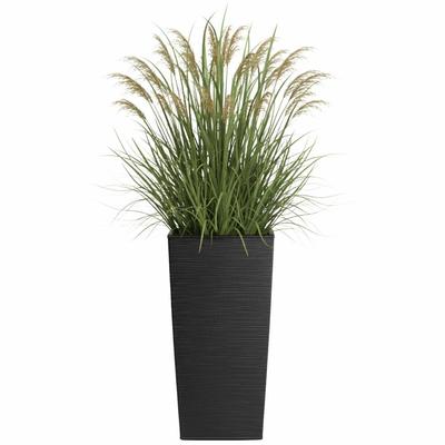 Donica Porto Riflo Czarna H57X30X30 Cm