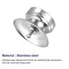 Uxcell Universal Pot Lid Knobs, Stainless Steel Replacement Knobs, 51x28mm, Glass and Stainless Steel, Pack of 4
