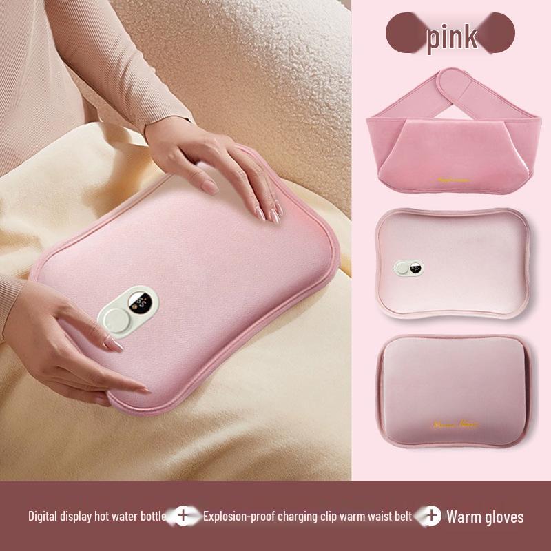 Electric Explosion-Proof Rechargeable Hand Warmer & Large Hot Water Bag