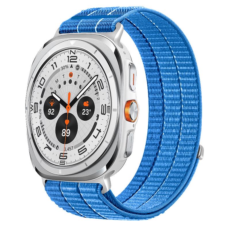 Breathable Woven Nylon Band with Metal Buckle for Samsung Watch 8-8 Classic Series