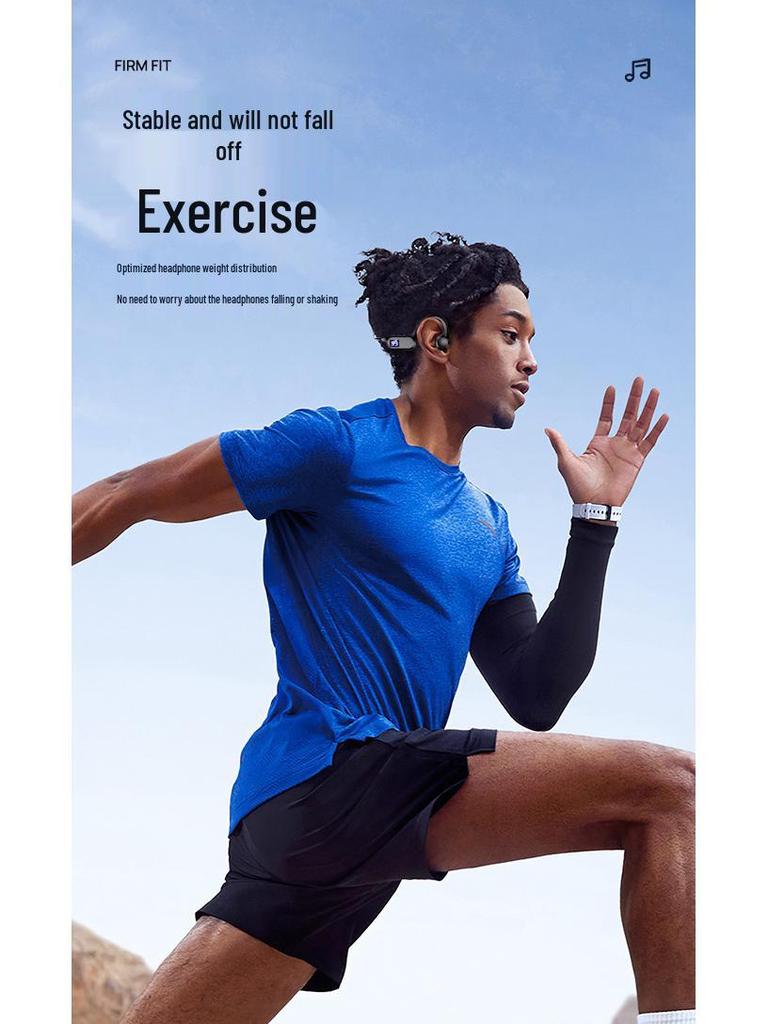 2025 X7 Bone Conduction Wireless Over-Ear Bluetooth Headphones with Sports Display & Dual Mode