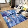 1pc Frozen Pattern Area Rug Soft Flannel Floor Mat for Living Room,Office,Bedroom and Carpet