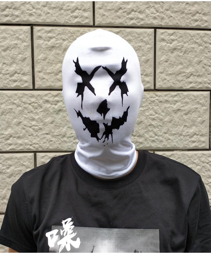 2020 Watchmen Rorschach Mask Cosplay Hooded Face Covering For All Seasons And Genders