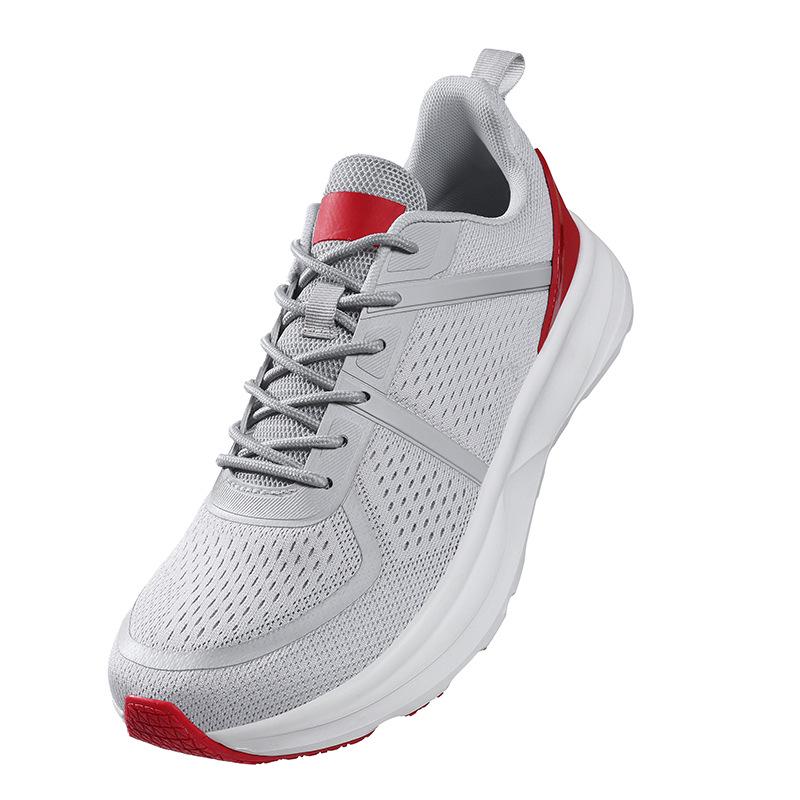 Men's Wide Palm Lightweight Running Shoes - Breathable Mesh, Wide Toe, Lace-up Sports Walking Shoes.